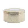 VOLUSPA - 3 Wick Octagon Tin Candle - Blond Tabac 6869  340g/12oz