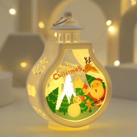 Christmas Candle Lamp Romantic Ornaments (Option: Old Man)